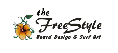 the freestyle graphic design and web building, the freestyle surfboard art